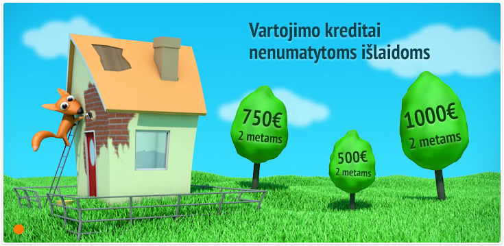 Pirmas kreditas iki 1000 € nemokamai